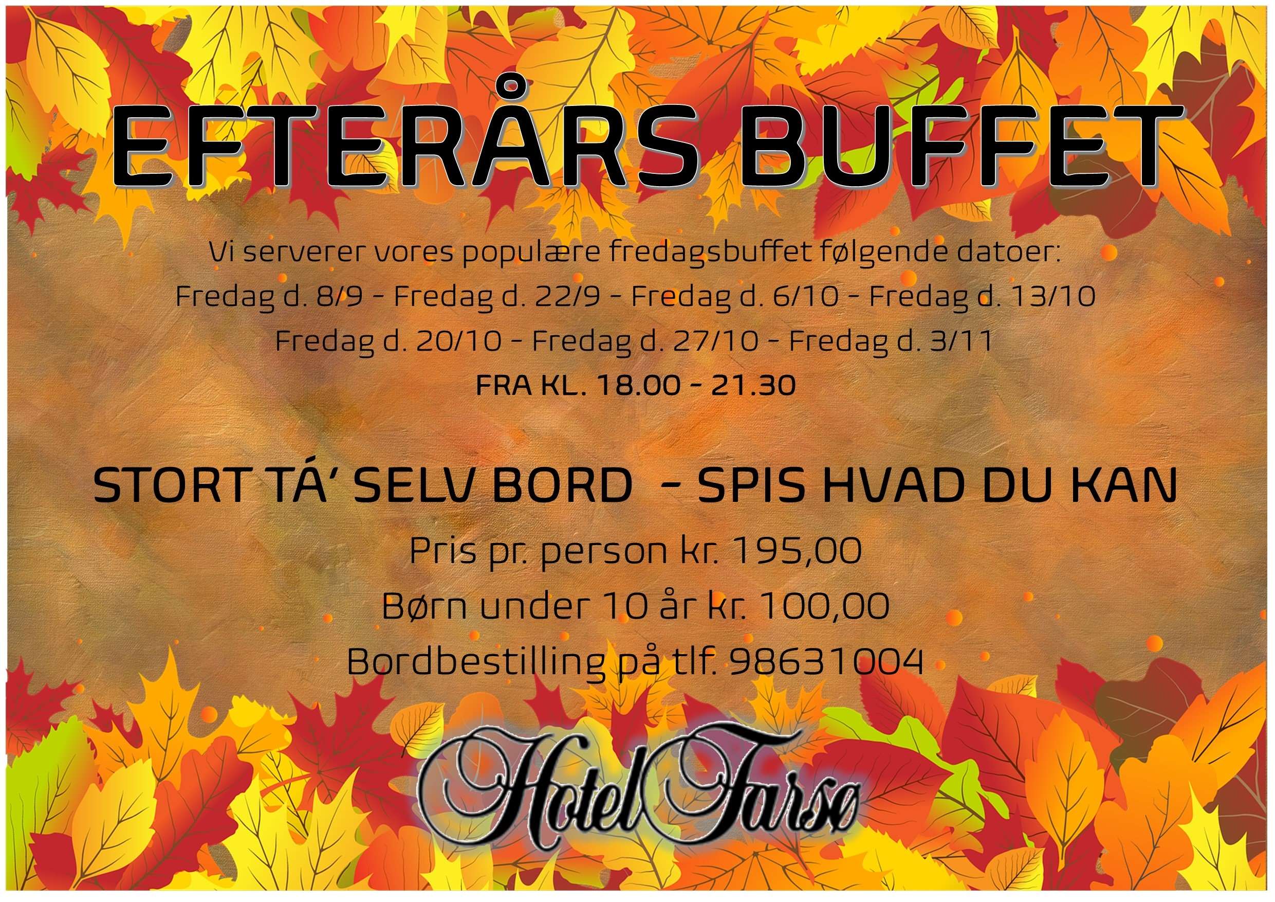 fredagsbuffet 2023