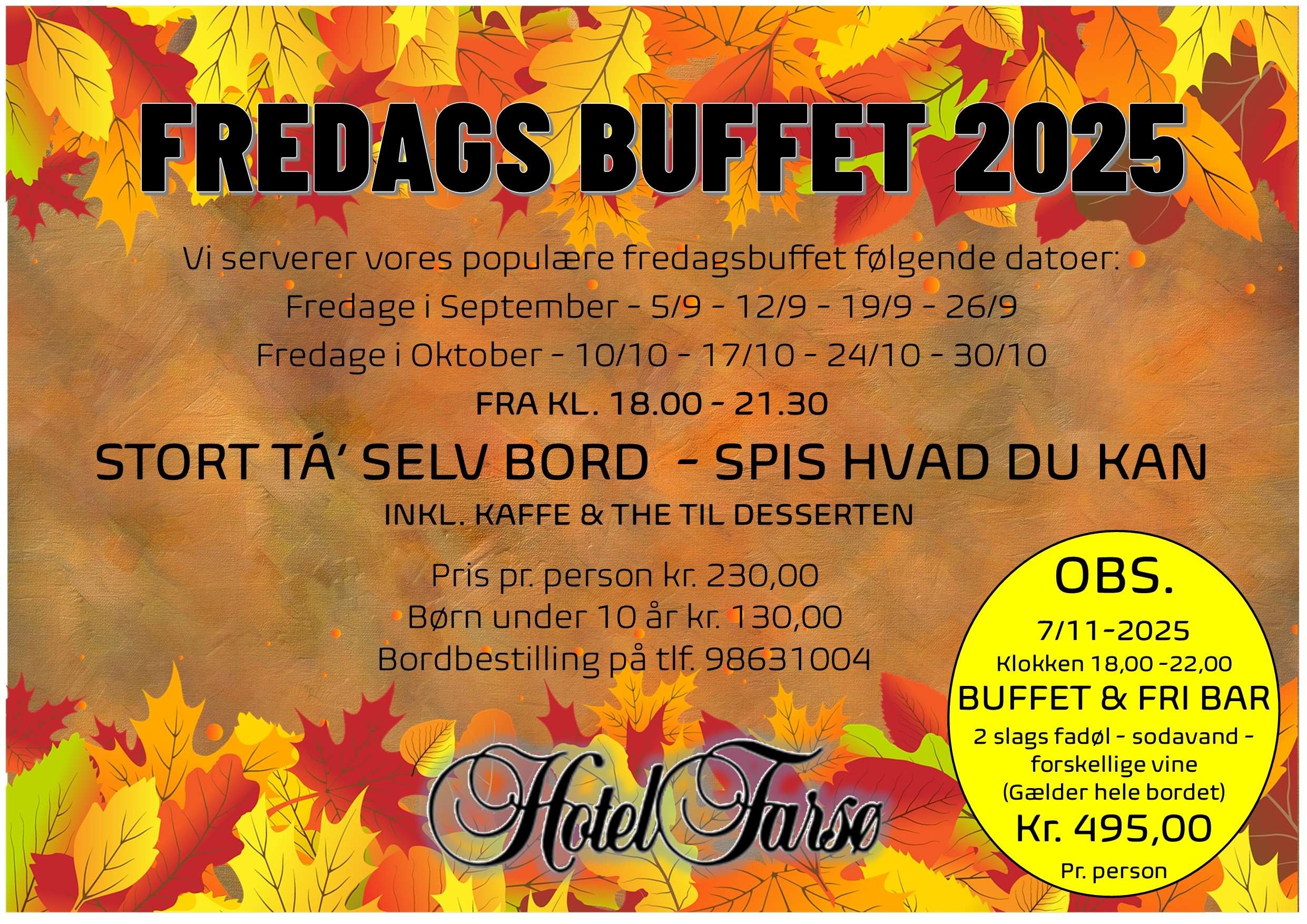 fredagsbuffet 2025
